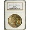Image 1 : 1881-S S$1 MS66 NGC, strongly lustrous and boldly stru 