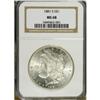Image 3 : 1881-S S$1 MS68 NGC. This piece is sharply struck, and 