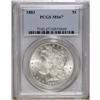 Image 1 : 1883 S$1 MS67 PCGS. Mint frost drips from essentially 