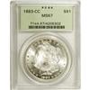 Image 3 : 1883-CC S$1 MS67 PCGS. Blushes of apricot patina visit 
