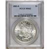 Image 1 : 1883-S S$1 MS62 PCGS. A highly lustrous example with t 