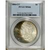Image 1 : 1884-CC S$1 MS66 PCGS. Traces of russet toning appear 