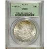 1885-CC S$1 MS65 PCGS. A band of pale gold graces the 