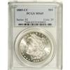 1885-CC S$1 MS65 PCGS. A blast-white Gem example with 