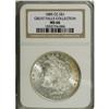 Image 1 : 1885-CC S$1 MS66 NGC. Another bright, frosty, mostly u 