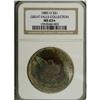1885-O S$1 MS63 S NGC, the reverse features deep jade 
