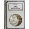Image 1 : 1885-O S$1 MS65 S NGC. A spectacular arc across the r 