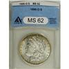 1886-O S$1 MS62 ANACS. Splashes of peach-gold grace th 
