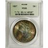 1887 S$1 MS66 PCGS. This highly lustrous Premium Gem h 