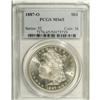Image 3 : 1887-O S$1 MS65 PCGS. The untoned, silvery surfaces sh 