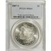 Image 1 : 1887-S S$1 MS64 PCGS. Solidly struck with strong luste 