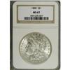 Image 3 : 1888 S$1 MS67 NGC. A liberal coating of thick mint fro 