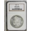 Image 1 : 1889 S$1 MS64 Deep Mirror Prooflike NGC. Crisply detai 