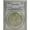 Image 3 : 1889-CC S$1 VF35 PCGS. The surfaces are a moderate sil 