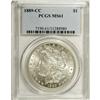 Image 3 : 1889-CC S$1 MS61 PCGS. The strike of this piece is sha 