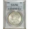 1890 S$1 MS65 PCGS. Ex: Jackson Hole. A suitably struc 