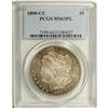 Image 1 : 1890-CC S$1 MS63 Prooflike PCGS. The design features e 