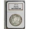 Image 3 : 1890-S S$1 MS65 Deep Mirror Prooflike NGC. At first gl 