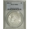 Image 1 : 1891-CC S$1 MS63 PCGS. A suitably struck Select exampl 