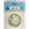 Image 1 : 1891-CC S$1 MS63 ANACS. VAM-4. This brilliant and well 