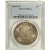 Image 1 : 1891-CC S$1 MS64 PCGS. This Choice and well struck exa 