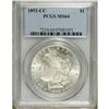 Image 3 : 1892-CC S$1 MS64 PCGS. One of the more desirable Carso 