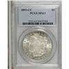 Image 3 : 1893-CC S$1 MS63 PCGS. A light peripheral tinge of gol 