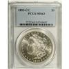 Image 3 : 1893-CC S$1 MS63 PCGS. The Carson City mint closed on 