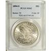 Image 1 : 1894-S S$1 MS62 PCGS. Highly lustrous with an above-av 