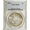 Image 1 : 1899-S S$1 MS64 PCGS. An exceptionally well struck nea 
