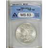 Image 1 : 1900-O/CC S$1 MS63 ANACS. VAM-11. A Top 100 Variety. L 