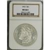 Image 1 : 1903 S$1 MS66 S NGC. This stone-white Premium Gem has 