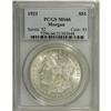Image 1 : 1921 S$1 MS66 PCGS. A powerful strike emboldens the de 