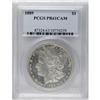 Image 1 : 1889 S$1 PR61 Cameo PCGS. A slightly hazy Cameo Proof 