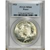 Image 3 : 1921 S$1 MS66 PCGS. The typical 1921 Peace dollar, wit 