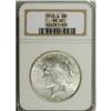 Image 1 : 1923-D S$1 MS65 NGC. Sharply struck with highly lustro 