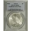 Image 1 : 1924 S$1 MS64 PCGS. VAM-8A, Extra Hair, Top 50. A prom 