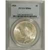 Image 1 : 1924 S$1 MS66 PCGS. Gorgeous satiny surfaces yield a t 