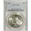 Image 1 : 1925 S$1 MS66 PCGS. This high grade Peace dollar has b 