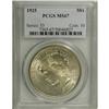 Image 3 : 1925 S$1 MS67 PCGS. This is one of the finest existing 
