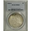 1925-S S$1 MS64 PCGS. Honey-gold and sky-gray endow th 