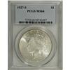 1927-S S$1 MS64 PCGS. This pleasing near-Gem is untone 