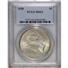 Image 1 : 1928 S$1 MS63 PCGS. Lustrous surfaces display wisps of 