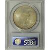 Image 2 : 1934 S$1 MS65 PCGS. Green-gold and slate-gray intermin 