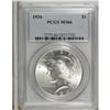 Image 1 : 1934 S$1 MS66 PCGS. Highly lustrous and practically un 