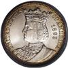 Image 1 : 1893 25C Isabella Quarter MS66 PCGS. A thin ring of go 