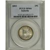 Image 3 : 1893 25C Isabella Quarter MS66 PCGS. A thin ring of go 