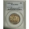 Image 1 : 1925-S 50C California MS66 PCGS. Iridescent orange, gr 