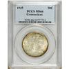 Image 1 : 1935 50C Connecticut MS66 PCGS. A well executed strike 