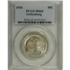 1936 50C Gettysburg MS65 PCGS. Suitably struck with de 